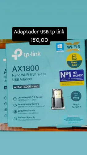 Adaptador USB tp link AX1800