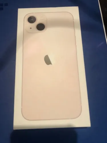 Caixa vazia iPhone 13 rosa