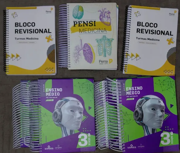  Material/ Apostilas Vestibular Medicina - Rede Eleva / Somos / Pensi (2025) - Completo