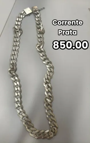 Duas pulseira e uma corrente de Prata 925