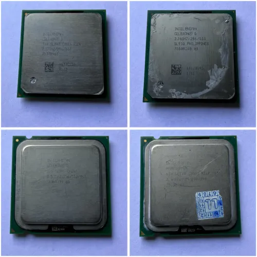 Lote 4 Processador Pentium 4 Celeron D