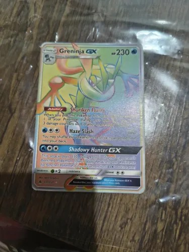 Carta pokémon Greninja GX