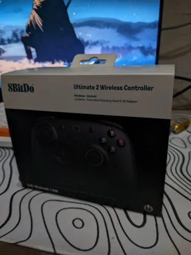 8BitDo Ultimate 2 Wireless Preto | Hall Effect | Dock e Caixa Originais