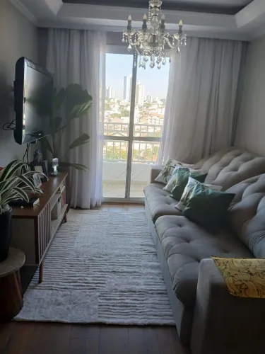 Apartamento com 02 dormitórios para locação, 70m² no bairro Vila Pires - Santo André/SP