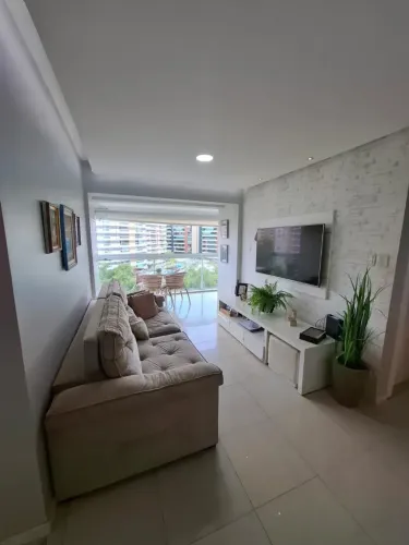 VENDO APARTAMENTO 2/4 + DEP. LAGUNA ALPHAVILLE I- 80M²- 1 VAGA- ARMÁRIOS- VISTA LIVRE- OPO