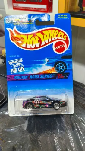 Hot Wheels Ferrari 355 - Rockin' Rods Series - BASE DE METAL - Lacrado