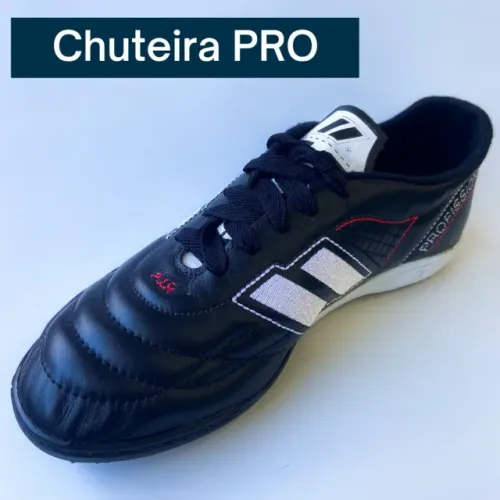 Chuteira Society Couro PRO Oficial