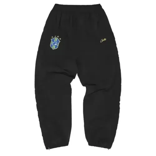 Calça Corteiz Brasil Olympic Shuku Black