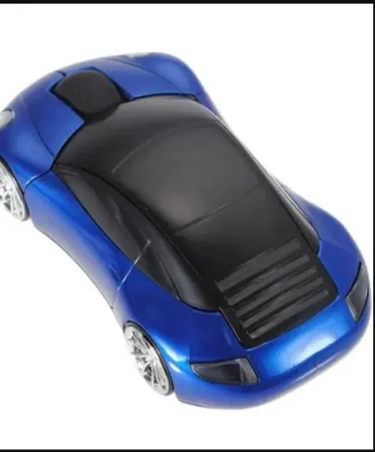 Mouse sem fio carrinho knup cinza