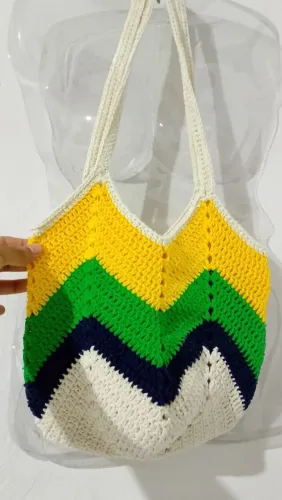 BOLSA CROCHÊ BRASIL