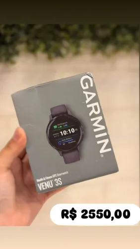 Relógio Garmin Vênu 3S esportivo 