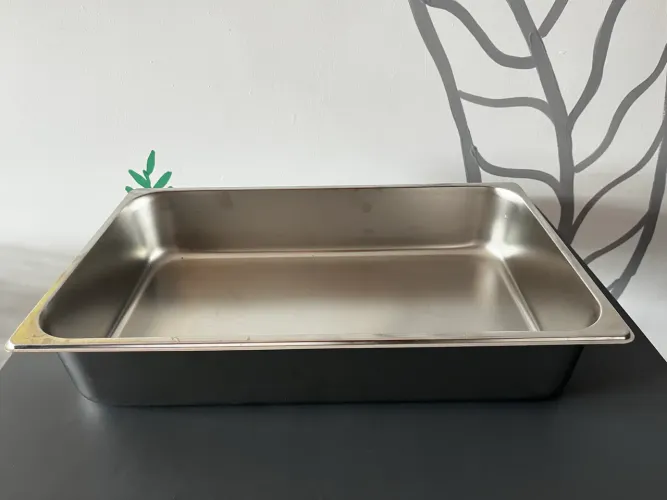 3 unidades Cuba de inox 53x33 15 litros
