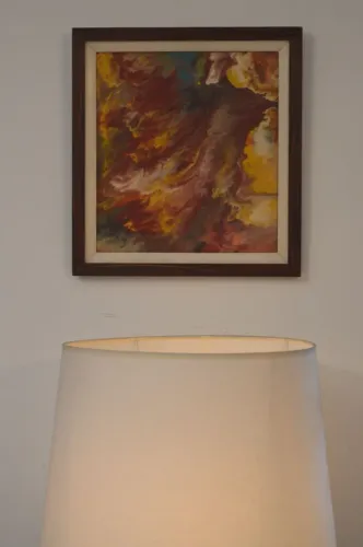 Quadro abstrato óleo sobre tela
