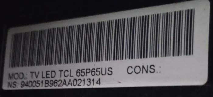 Televisão 65 podegadas