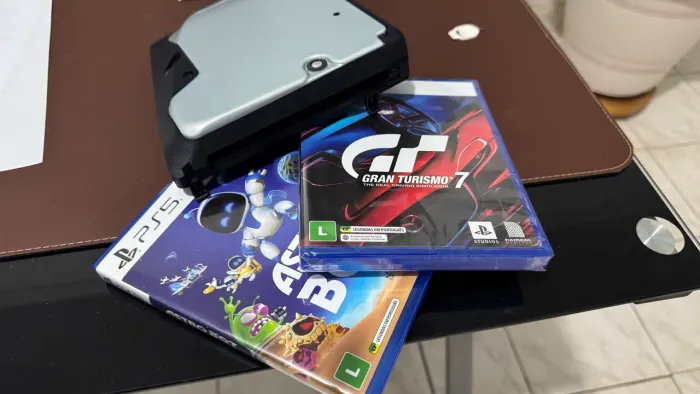 Leitor ps5 com gran turismo