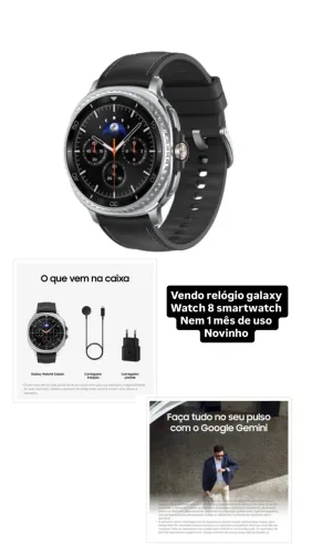 Relógio galaxy smart 8 Samsung 