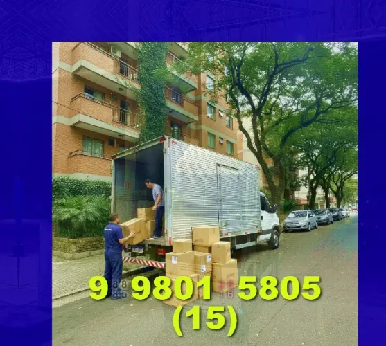mudança facilitada para você! agende seu frete: 15?9?9801?5805