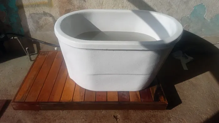 Arte em piscina