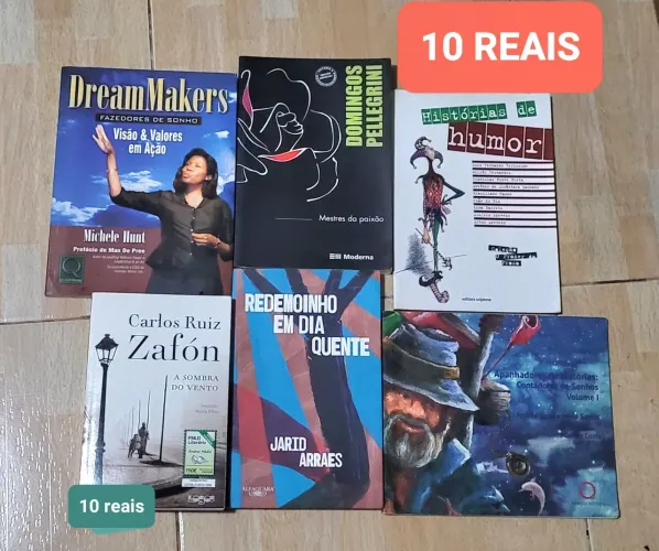 Livros diversos por 10 reais CADA