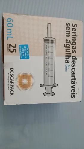 Seringas descartáveis sem agulh