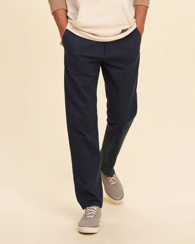 Calças Social Hollister Slim Straight original