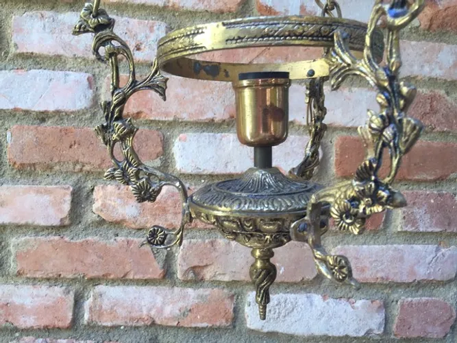 lustre vintage latao anos 80