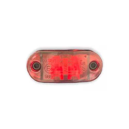 Lanterna Delimitadora Vermelha Led 12v 24v Caminhão Baú