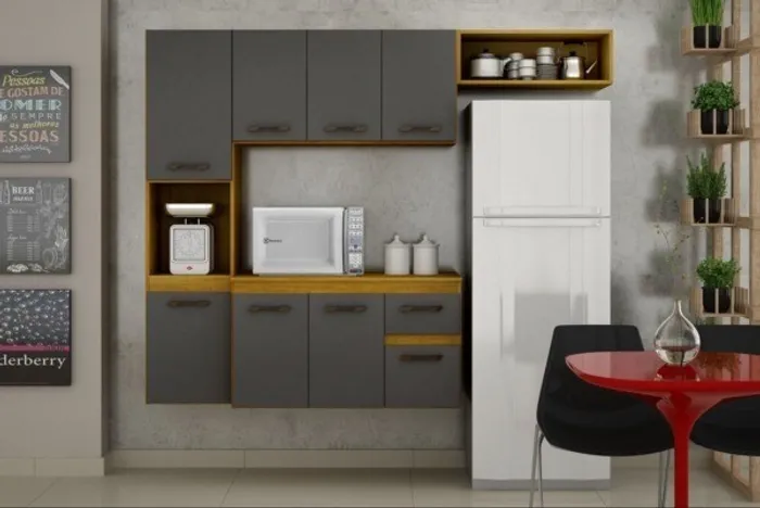 Cozinha 4 Peças Compacta Modulada. São Produtos Novos Direto da Fábrica!