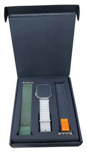 SMARTWATCH BLULORY COM 3 PULSEIRAS 3x sem juros no cartão