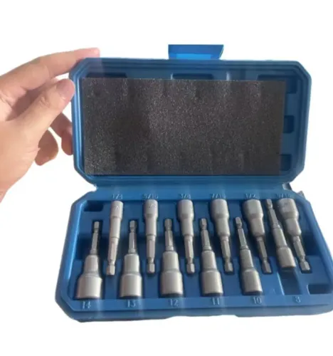 Jogo de Soquetes Hexagonal 1/4" 10 Peças