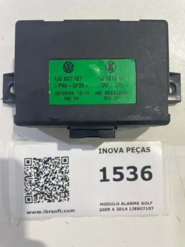 Módulo Alarme Golf 2009 a 2014 1je907107