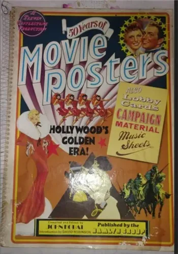 Livro de posters filmes antigos 44x30 cm