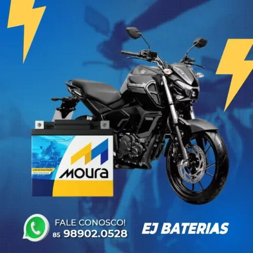 Bateria moura da moto honda cb 300