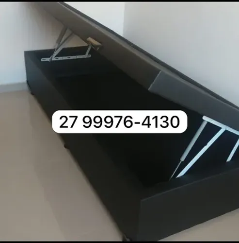 Cama Solteiro com baú 