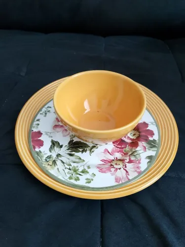 Kit de Porcelana Novo Floral - Ideal para Presente