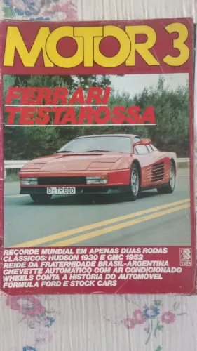 Revistas Motor 3 Ferrari Testarossa