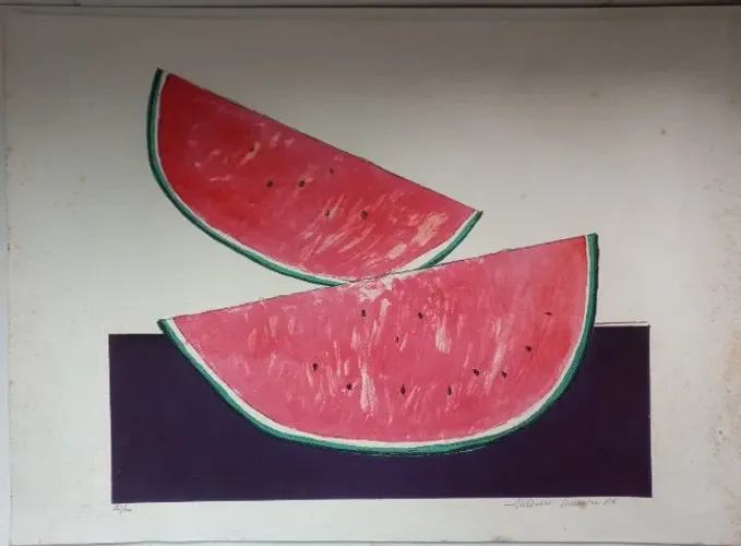 Gravura de Aldemir Martins - Quadro em serigrafia 
