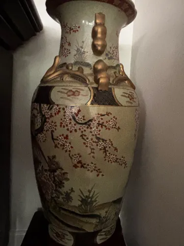 Vaso Decorativo Chinês Antigo
