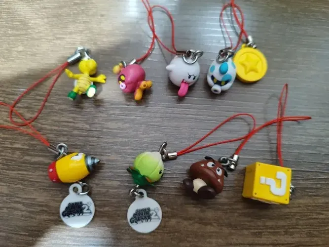 Chaveiros Super Mario - Original Nintendo Gashapon