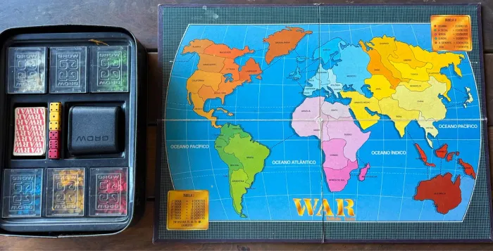 Jogo de Tabuleiro War - Edição de Luxo limitada, raridade !!