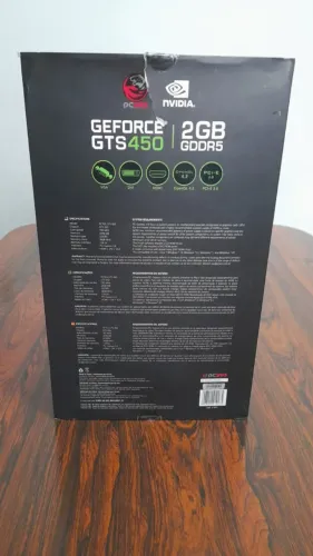 Placa de Video Nvidia Geforce Gts 450 2GB, GDDR5, 128 Bits, Dual Fan