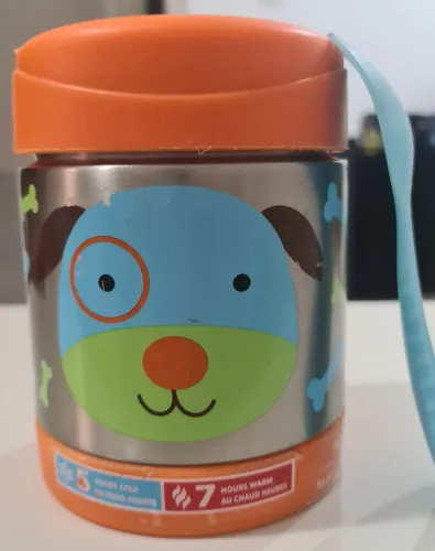 Pote Térmico Skip Hop Cachorro com talher