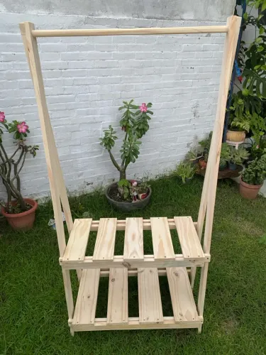 Cabideiro ou Arara de roupa desmontável 