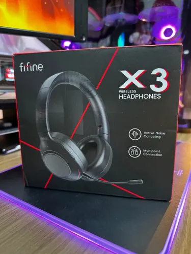 Fones de Ouvido Fifine X3 Wireless com Cancelamento de Ruído