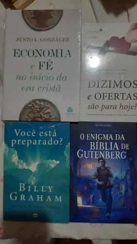 Livros diversos: Economia, Fé, e mais!