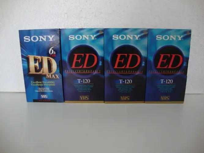 Lote Contendo 10 Fitas VHS Marca Sony  (usadas)