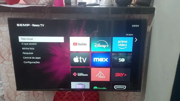 Tv Semp Smart Roku 4k Perfeira - passo cartão e pego tv menor no negócio