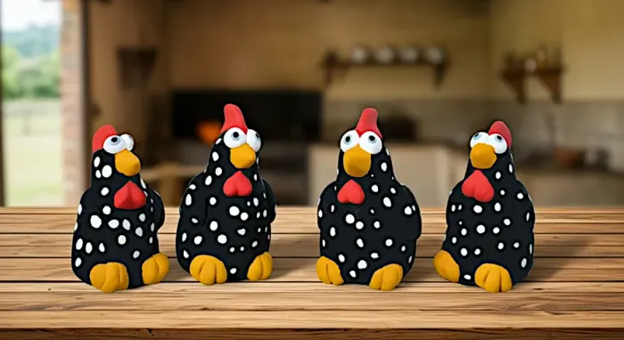 GALINHAS DE ANGOLA ARTESANAIS - TRADIÇÃO MINEIRA