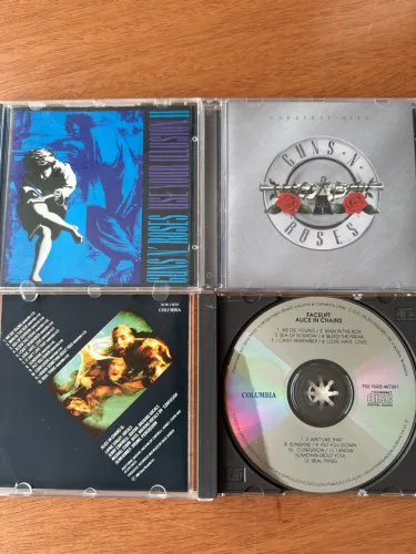 CDs Guns N' Roses e Alice In Chains bitencom