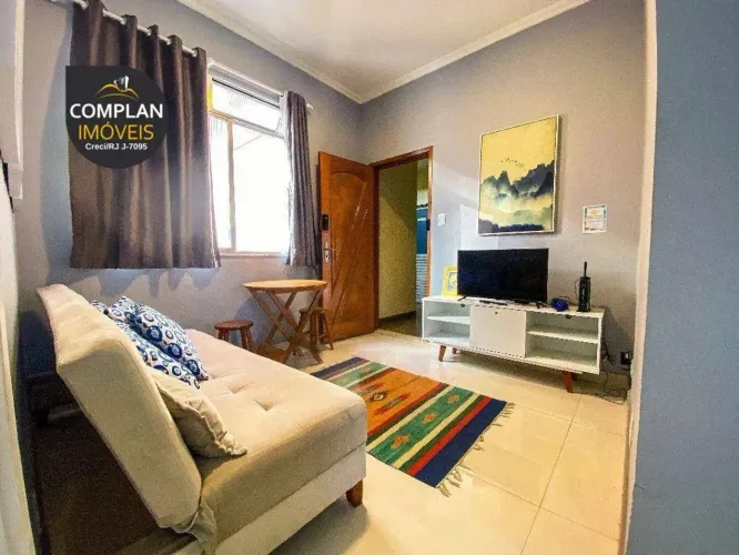Apartamento com 1 dormitório para alugar, 40 m² por R$ 4.444,61/mês - Copacabana - Rio de